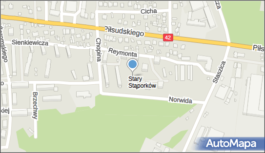 Plac zabaw, Ogródek, Norwida Cypriana Kamila 8, Stąporków 26-220 - Plac zabaw, Ogródek