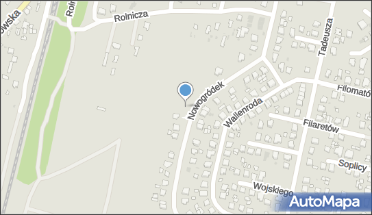Plac zabaw, Ogródek, Nowogródek 38, Łuków 21-400 - Plac zabaw, Ogródek