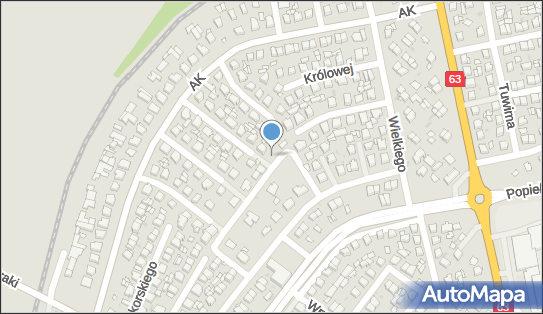 Plac zabaw, Ogródek, Zygmunta Starego 13, Łuków 21-400 - Plac zabaw, Ogródek