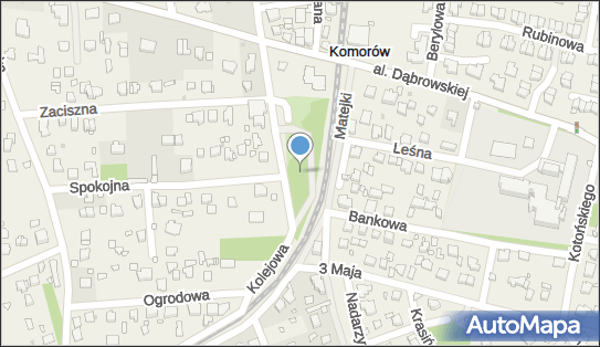Plac zabaw, Ogródek, Kolejowa 7, Komorów 05-806 - Plac zabaw, Ogródek