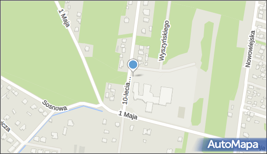 Plac zabaw, Ogródek, 10-lecia Łochowa 2, Łochów 07-130 - Plac zabaw, Ogródek