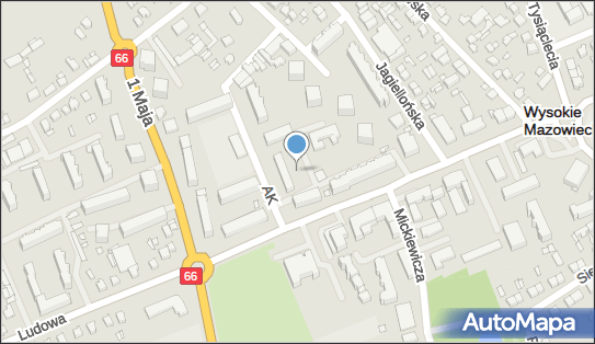 Plac zabaw, Ogródek, Armii Krajowej 2, Wysokie Mazowieckie 18-200 - Plac zabaw, Ogródek