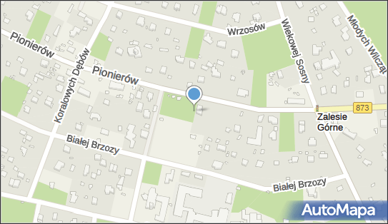 Plac zabaw, Ogródek, Pionierów 25, Zalesie Górne 05-540 - Plac zabaw, Ogródek