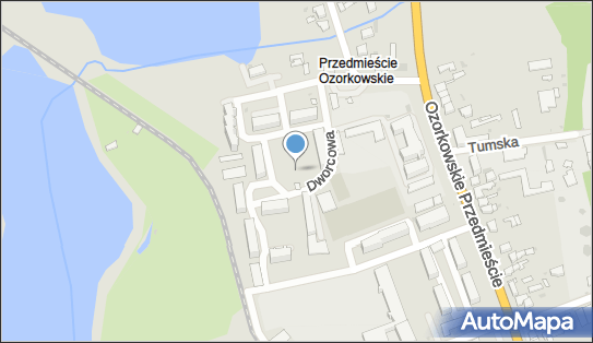 Plac zabaw, Ogródek, Dworcowa, Łęczyca 99-100 - Plac zabaw, Ogródek