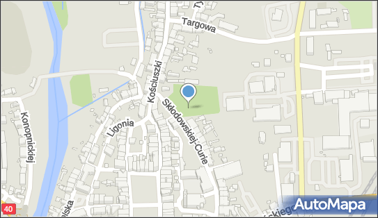 Plac zabaw, Ogródek, Skłodowskiej-Curie Marii, Głuchołazy 48-340 - Plac zabaw, Ogródek