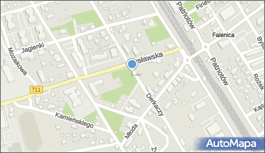 Plac zabaw, Ogródek, Derkaczy, Warszawa 04-963, 04-969, 04-973 - Plac zabaw, Ogródek