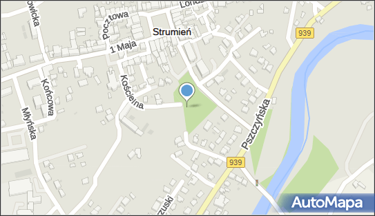 Plac zabaw, Ogródek, Kościelna, Strumień 43-246 - Plac zabaw, Ogródek