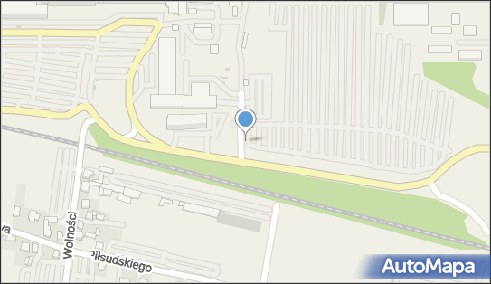Parking P-2 długoterminowy, Wolności 90, Pyrzowice 42-625 - Płatny-niestrzeżony - Parking