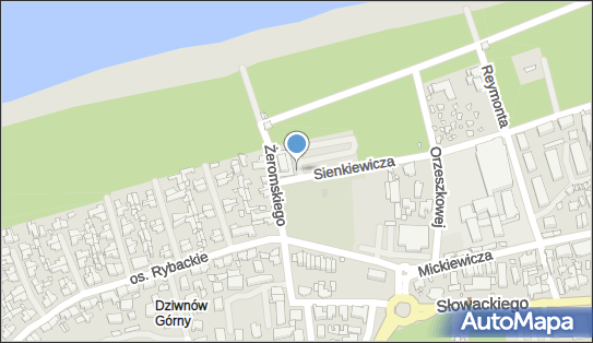 Parking Płatny-niestrzeżony, Sienkiewicza Henryka, Dziwnów 72-420 - Płatny-niestrzeżony - Parking