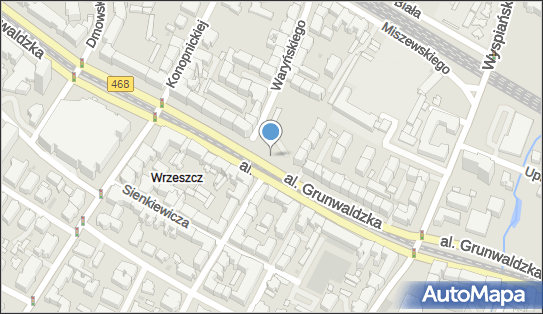 Parking Płatny-niestrzeżony, Aleja Grunwaldzka, Gdańsk - Płatny-niestrzeżony - Parking