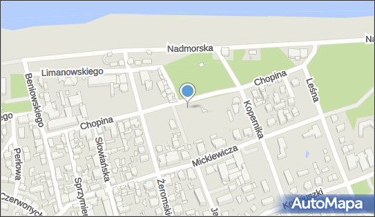 Parking Płatny-niestrzeżony, Chopina Fryderyka 6, Ustka 76-270 - Płatny-niestrzeżony - Parking