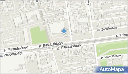 Parking Płatny-niestrzeżony, Aleja marsz. Józefa Piłsudskiego - Płatny-niestrzeżony - Parking