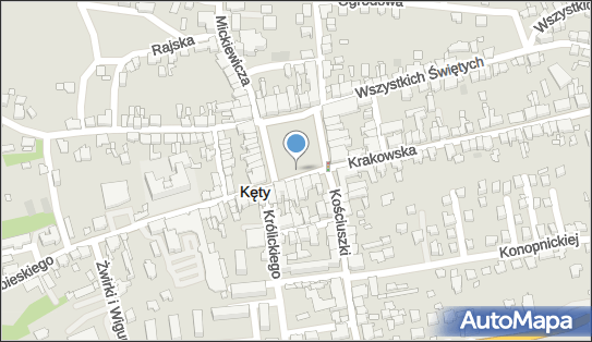 Parking Płatny-niestrzeżony, Rynek 15, Kęty 32-650 - Płatny-niestrzeżony - Parking