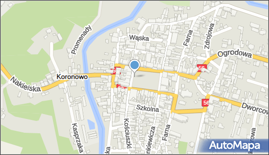 Parking Płatny-niestrzeżony, Plac Zwycięstwa, Koronowo - Płatny-niestrzeżony - Parking