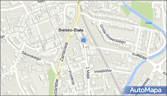 Parking Płatny-niestrzeżony, 1 Maja, Bielsko-Biała 43-300 - Płatny-niestrzeżony - Parking