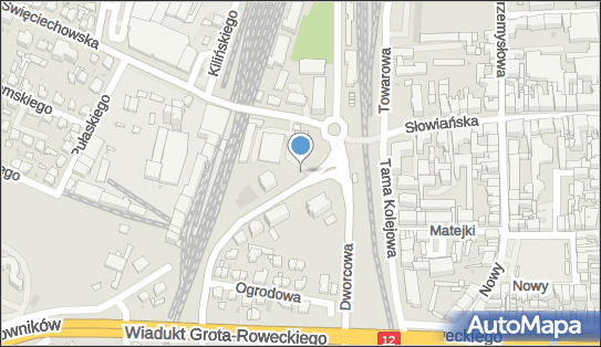 Parking Płatny-niestrzeżony, Dworcowa, Leszno 64-100, 64-110 - Płatny-niestrzeżony - Parking