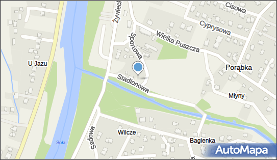 Parking Płatny-niestrzeżony, Stadionowa 3, Porąbka 43-353 - Płatny-niestrzeżony - Parking