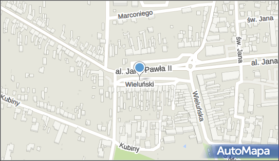 Parking Płatny-niestrzeżony, Rynek Wieluński, Częstochowa - Płatny-niestrzeżony - Parking