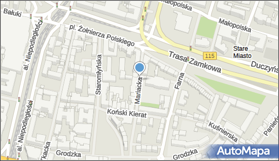 Strefa Zamieszkania Stare Miasto, Mariacka 4, Szczecin 70-546 - Płatny-niestrzeżony - Parking, godziny otwarcia