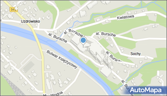 Hotel Gołebiewski, al. ks., bp. Julisza Bursche 3, Wisła 43-460 - Płatny-strzeżony - Parking
