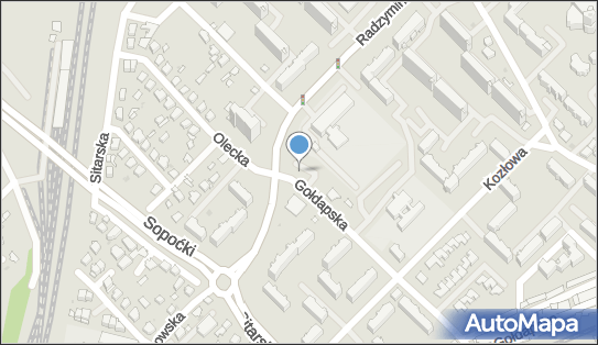 Parking Płatny-strzeżony, Gołdapska, Białystok 15-861 - Płatny-strzeżony - Parking
