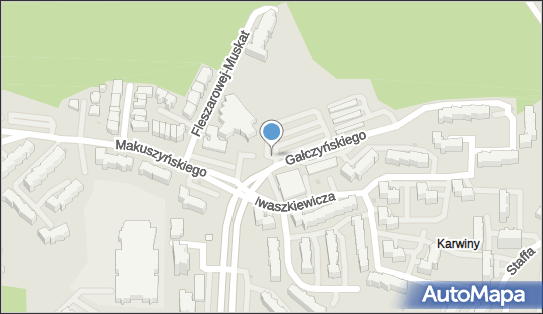 Parking Płatny-strzeżony, Gałczyńskiego Konstantego Ildefonsa 81-589 - Płatny-strzeżony - Parking