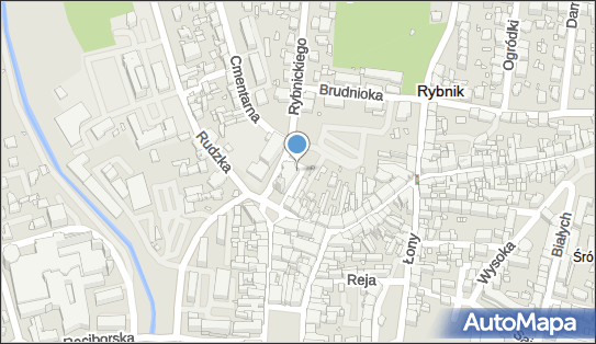Parking Płatny-strzeżony, Cmentarna 1, Rybnik 44-200 - Płatny-strzeżony - Parking