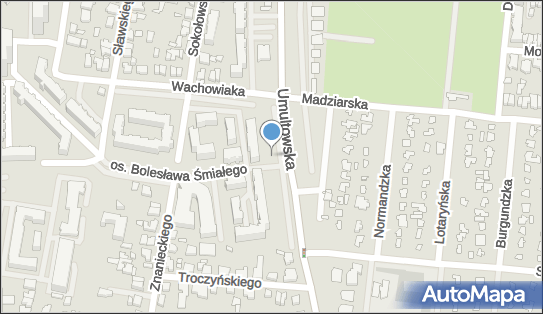 Parking Płatny-strzeżony, Osiedle Bolesława Śmiałego 22d 60-682 - Płatny-strzeżony - Parking