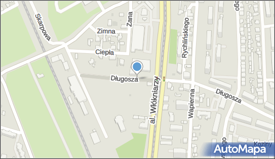 Parking Płatny-strzeżony, Długosza, Łódź 91-076, 91-079, 91-083, 91-088 - Płatny-strzeżony - Parking