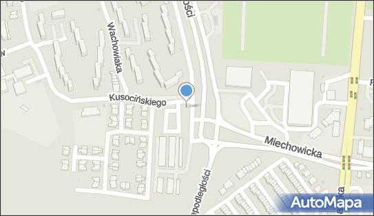 Parking Płatny-strzeżony, Kusocińskiego Janusza, Inowrocław 88-100 - Płatny-strzeżony - Parking