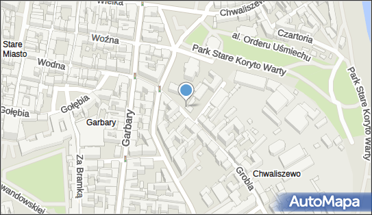Parking Płatny-strzeżony, Grobla 2, Poznań 61-858 - Płatny-strzeżony - Parking