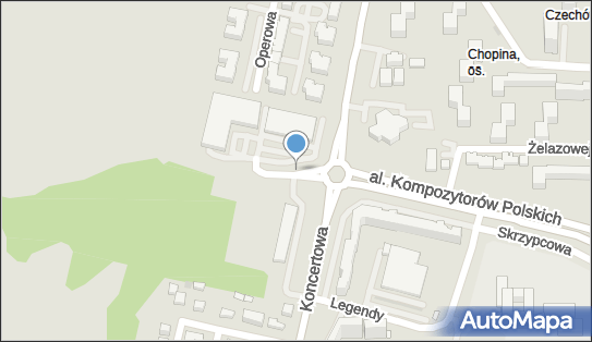 Parking Płatny-strzeżony, Rondo Kilara Wojciecha, Lublin od 20-843 do 20-866 - Płatny-strzeżony - Parking
