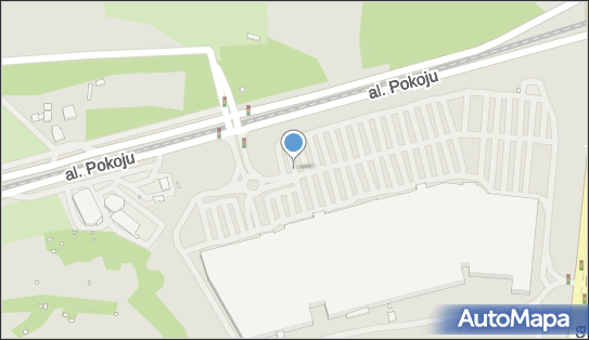 Parking Płatny-strzeżony, Aleja Pokoju 67, Kraków - Płatny-strzeżony - Parking