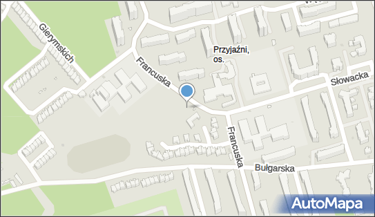 Parking Płatny-strzeżony, Francuska, Zielona Góra 65-941, 65-943 - Płatny-strzeżony - Parking