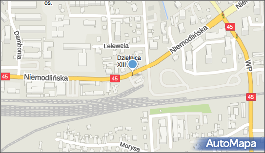 Parking Płatny-strzeżony, Niemodlińska435 78, Opole 45-865 - Płatny-strzeżony - Parking