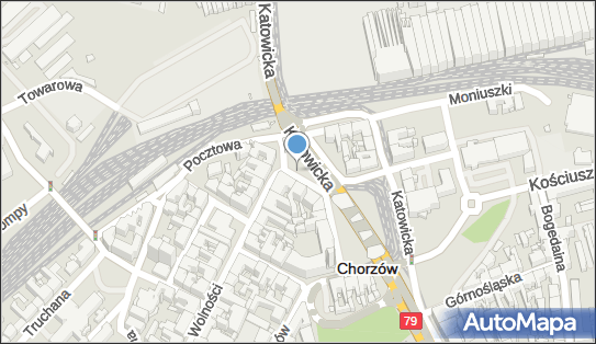 Parking Płatny-strzeżony, Faski Jana 2, Chorzów 41-500 - Płatny-strzeżony - Parking