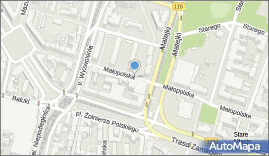 Parking Płatny-strzeżony, Małopolska 12, Szczecin 70-514 - Płatny-strzeżony - Parking