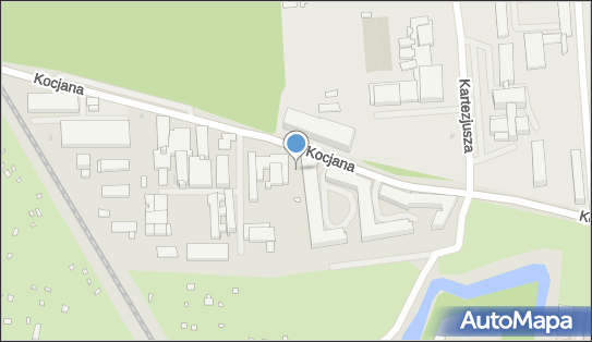 Parking Płatny-strzeżony, Antoniego Kocjana 3, Warszawa - Płatny-strzeżony - Parking