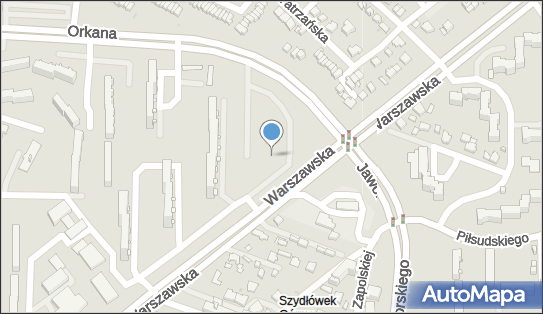Parking Płatny-strzeżony, Warszawska, Kielce 25-001, 25-306, 25-312, 25-401, 25-408, 25-414, 25-512, 25-518, 25-531, 25-541, 25-547, 25-551 - Płatny-strzeżony - Parking