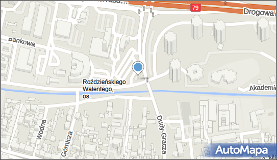 Parking Płatny-strzeżony, Pańki Waleriana, prof., Katowice 40-007 - Płatny-strzeżony - Parking