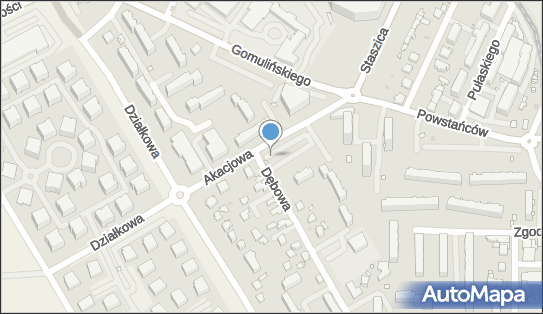 Parking Płatny-strzeżony, Dębowa, Pruszków 05-804 - Płatny-strzeżony - Parking