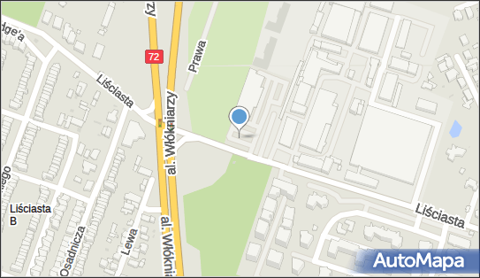 Parking Płatny-strzeżony, Liściasta 21/23, Łódź - Płatny-strzeżony - Parking
