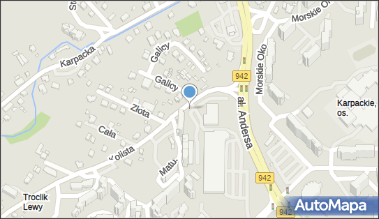 Parking Płatny-strzeżony, Kolista, Bielsko-Biała 43-316 - Płatny-strzeżony - Parking