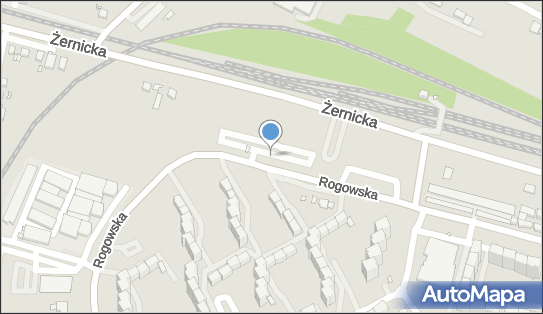 Parking Płatny-strzeżony, Rogowska, Wrocław 54-440 - Płatny-strzeżony - Parking