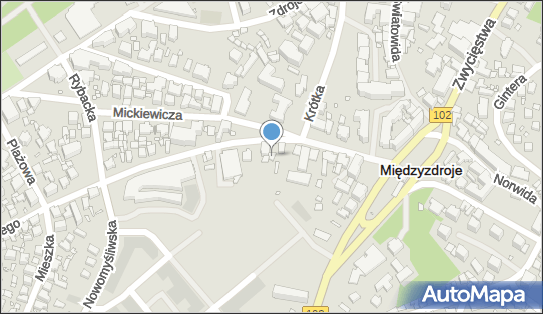Parking Płatny-strzeżony, Gryfa Pomorskiego 13, Międzyzdroje 72-500 - Płatny-strzeżony - Parking