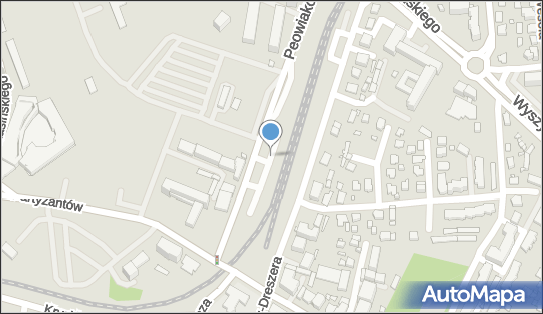 Parking Płatny-strzeżony, Peowiaków, Zamość 22-400 - Płatny-strzeżony - Parking