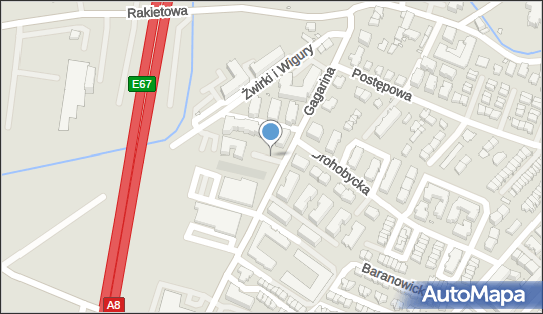 Parking Płatny, Gagarina Jurija, Wrocław 54-620 - Płatny-strzeżony - Parking