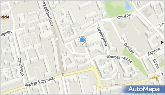 Płatny parking strzeżony całodobowy ZTP, Oboźna 11, Warszawa 00-332 - Płatny-strzeżony - Parking