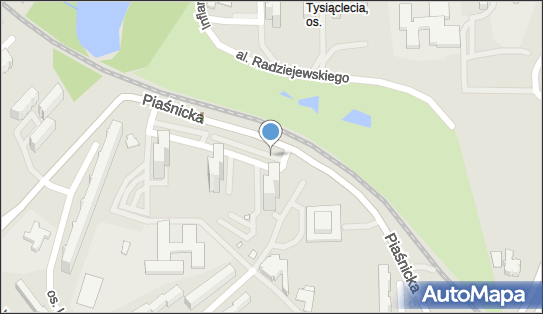 Rataje, Osiedle Lecha 42, Poznań 61-294 - Płatny-strzeżony - Parking