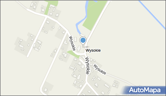 Pamięci mieszkańców wsi Wysokie wysiedlonych przez niemieckiego 22-400 - Pomnik, Obelisk, Tablica pamiątkowa